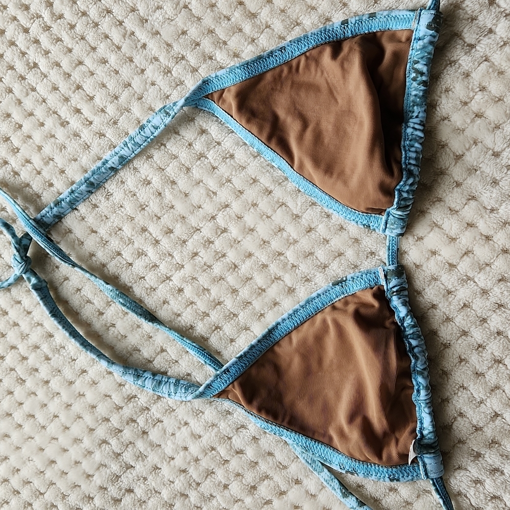 Nwt Cia.Maritima Snakeskin & Sequin Bikini - Picture 8 of 16